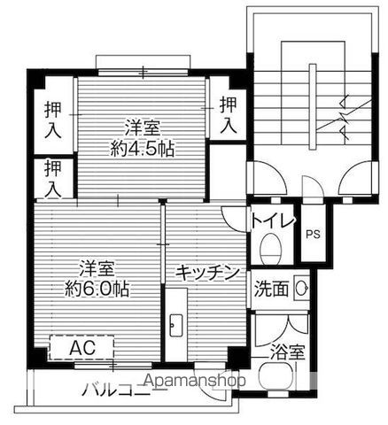 【ビレッジハウス細江２号棟の間取り】