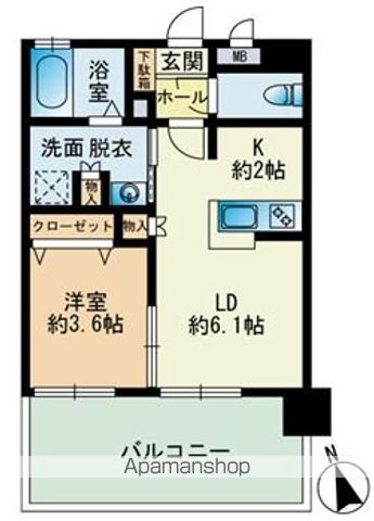 【サニークレスト東比恵の間取り】