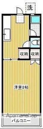 コーポサイマル[1K/26.49m2]の間取図