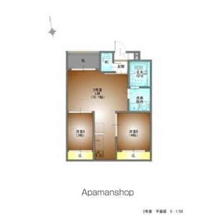 ＲＥＧＡＬＥＳＴ庄内緑地公園[2LDK/40.26m2]の間取図