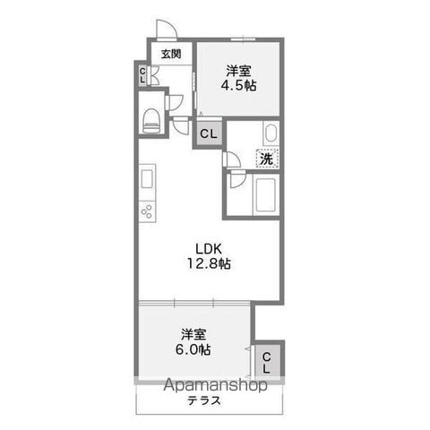 CHEZ・MOI茨木市郡山の間取り写真