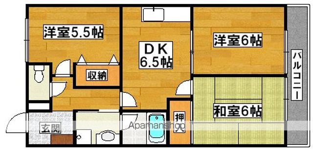 ピソ・キタノの間取り写真