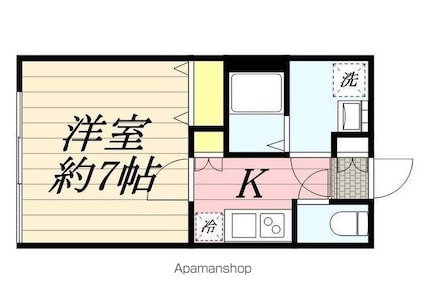 ＬＥＧＡＬＡＮＤ　ＷＡＳＥＤＡ[1K/23.1m2]の間取図