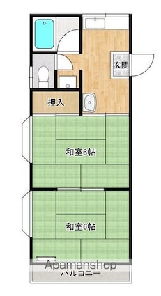 メゾン大樹[2K/33.12m2]の間取図