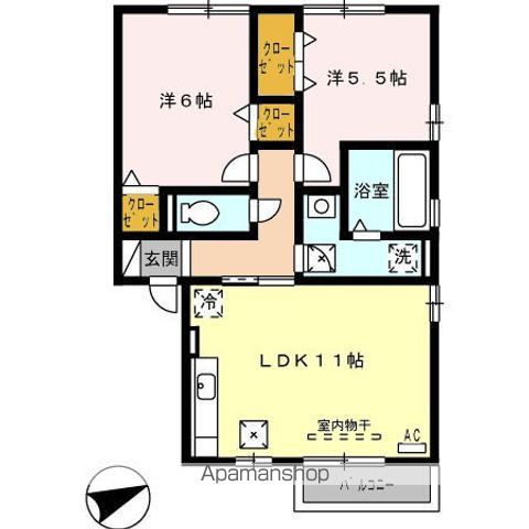 ルミエール生野屋の間取り写真