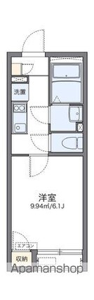 レオネクストスマイルエイト[1K/20.64m2]の間取図