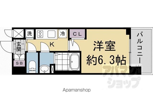 エスリード京都吉祥院ヴィーナの間取り写真