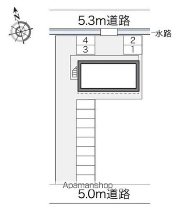 レオパレスプラスパー[1K/23.18m2]の駐車場