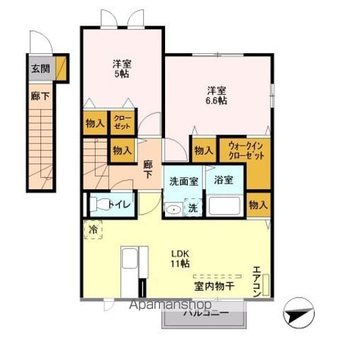 SAKURA HILLS Dの間取り写真