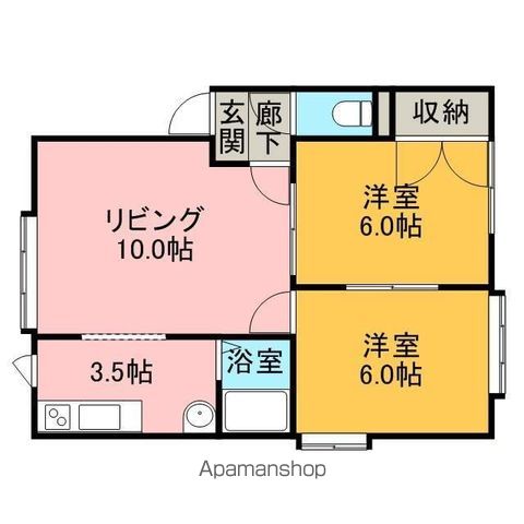 ソシアルトミイNO.16の間取り写真