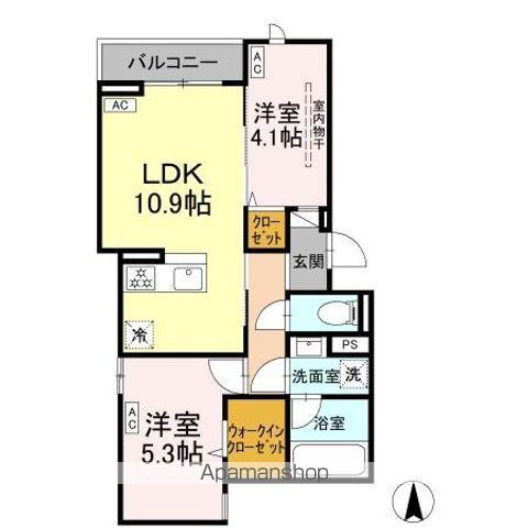 セレスティア上北沢の間取り写真