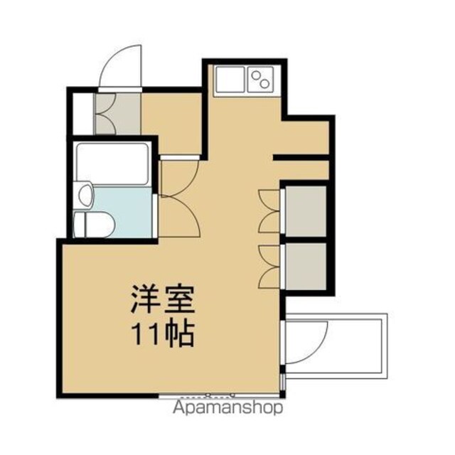 グロリオール荻窪[1R/29.33m2]の間取図