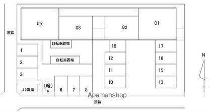 ルミナス５５[3LDK/67.26m2]の配置図