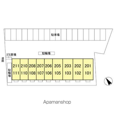 エスポワール緑が丘 107 ｜ 千葉県八千代市吉橋1103-10（賃貸アパート1R・1階・33.34㎡） その18