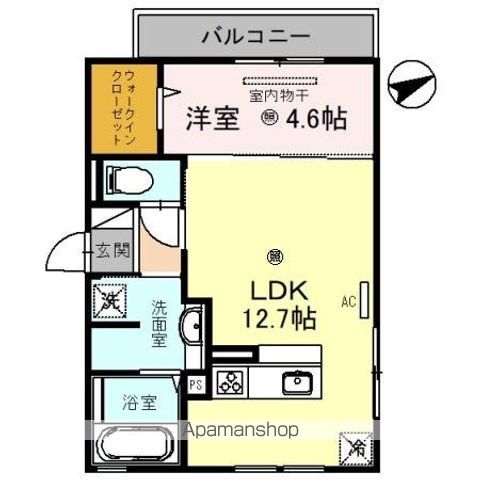 DーROOMいえまるの間取り写真