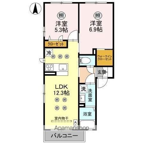 ルポゼ Aの間取り写真