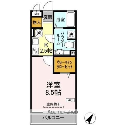 サニーフラット三ツ沢の間取り写真