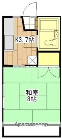 桂コーポの間取り写真