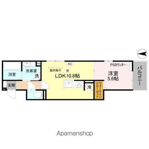 GRAMM殿城の間取り写真
