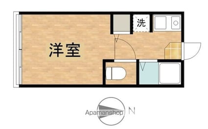 鷺宮３丁目アパート[1R/16.11m2]の間取図