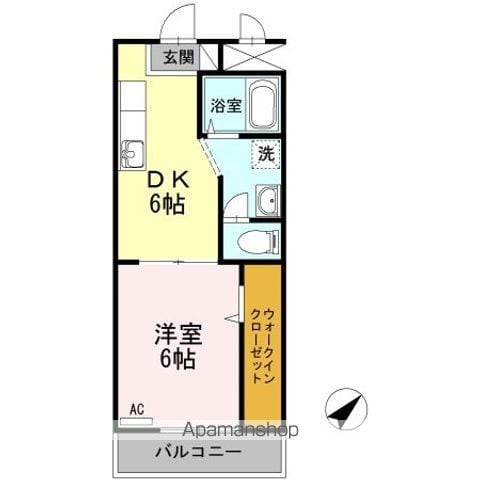 クレール静の間取り写真
