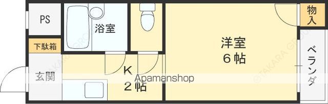 御幸町OKマンションA棟の間取り写真
