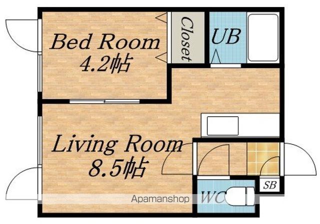 高伸ハイムの間取り写真