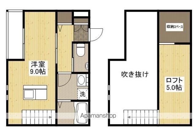 87G K−BRAND’JR 草津浜町の間取り写真