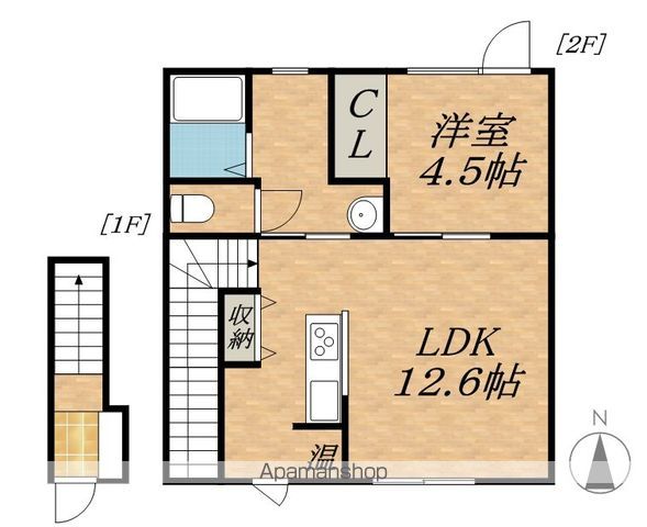 LARENTAの間取り写真