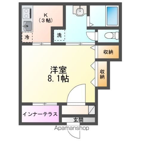 HALELEA・AOBAの間取り写真
