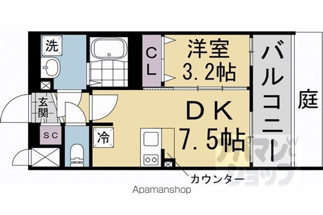 ファステート京都ステーションウォズの間取り写真
