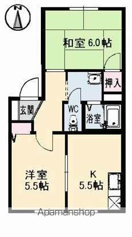 フレンド宮田 B棟の間取り写真