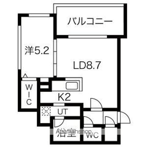 RICHE REVE麻生の間取り写真