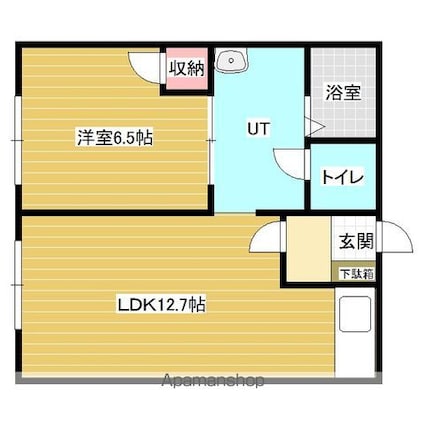 アーバンハイツ６[1LDK/42m2]の間取図