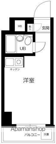 スカイコート渋谷の間取り写真