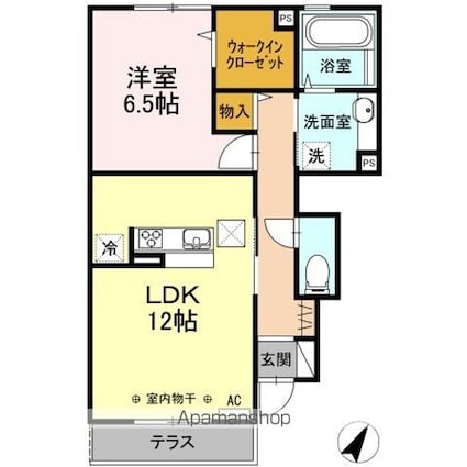 Ｒｅａｌ（レアル）[1LDK/50.05m2]の間取図