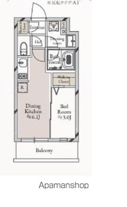 ＪＭＦレジデンス学芸大学[1DK/25.14m2]の間取図