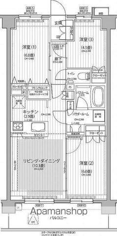 Ｎステージ東小金井の間取り