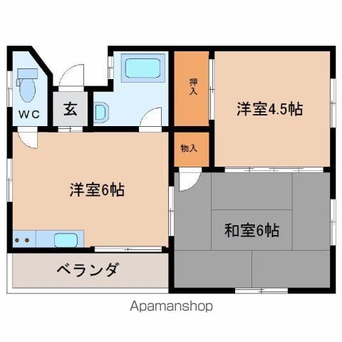 サンライズ橘の間取り写真