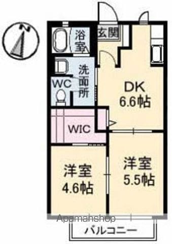 ハイツDAIKIの間取り写真