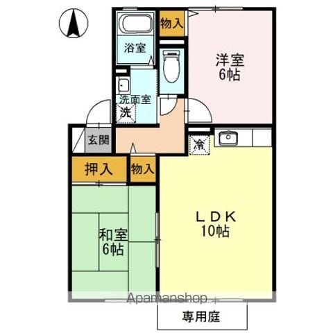 セジュール一ツ木の間取り写真