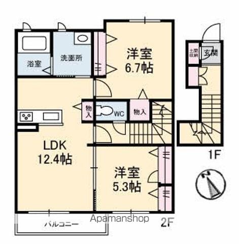 ベルポストの間取り写真