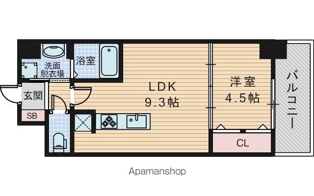 セノアタワー新大阪の間取り写真