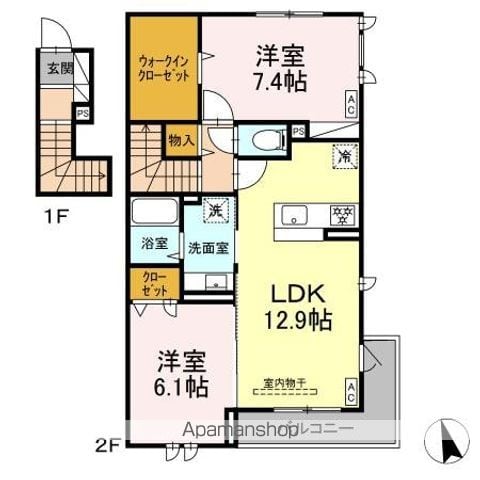 レジデンス Kの間取り写真