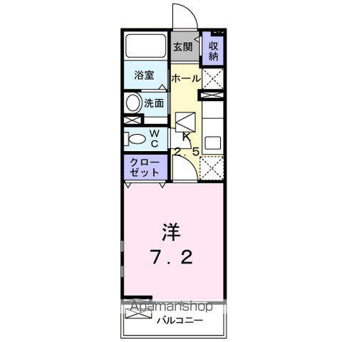 サニーブライト　Ⅱの間取り