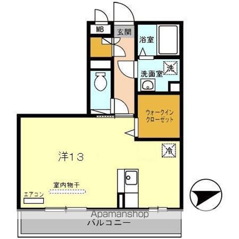 和歌山市六十谷のアパートの間取り