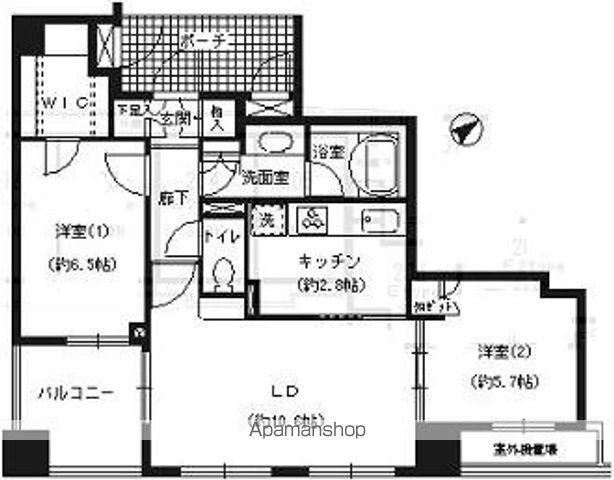 エスティメゾン巣鴨の間取り