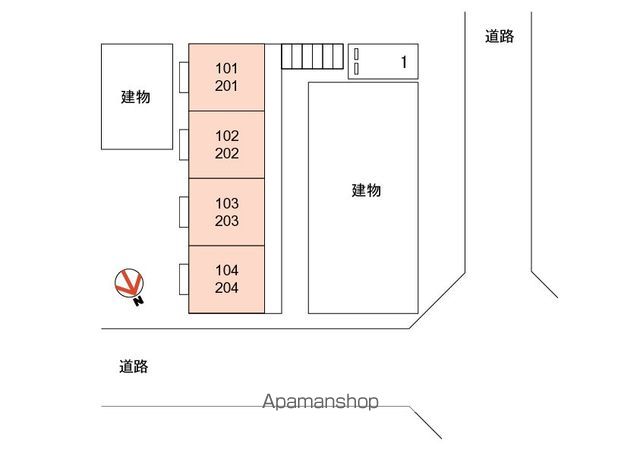 アーバンハイツ新宿 101 ｜ 千葉県千葉市中央区新宿１丁目14-1（賃貸アパート1K・1階・20.70㎡） その3