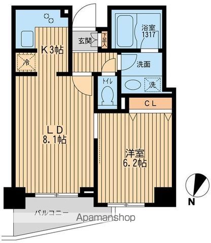 クリオ上野毛ラ・モード 307 ｜ 東京都世田谷区上野毛１丁目27-4（賃貸マンション1LDK・3階・40.10㎡） その2