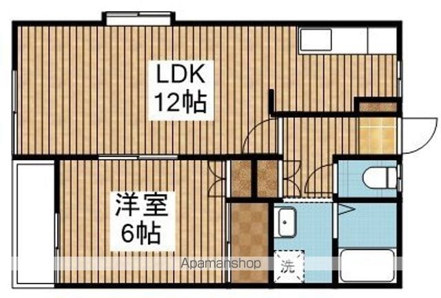 ライフ親松の間取り写真